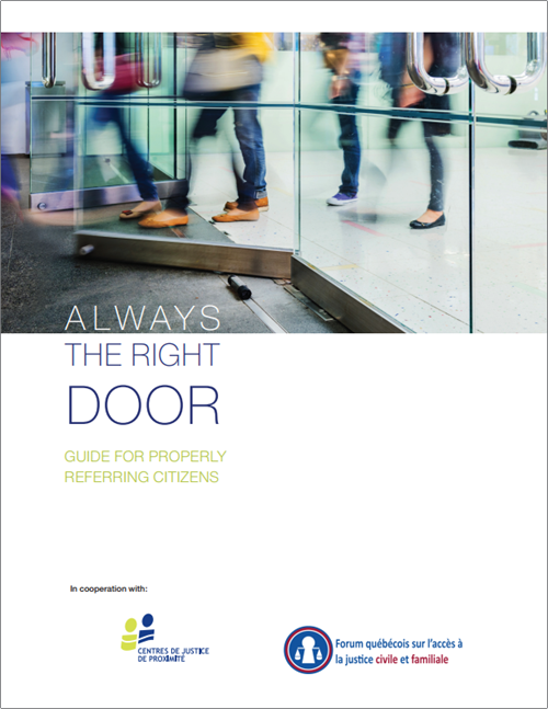 Always the Right Door. Guide for properly referring citizen. PDF file.